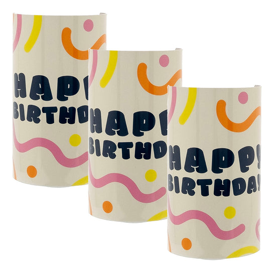 Happy Birthday - Celebration Cuffs® (3-pack)